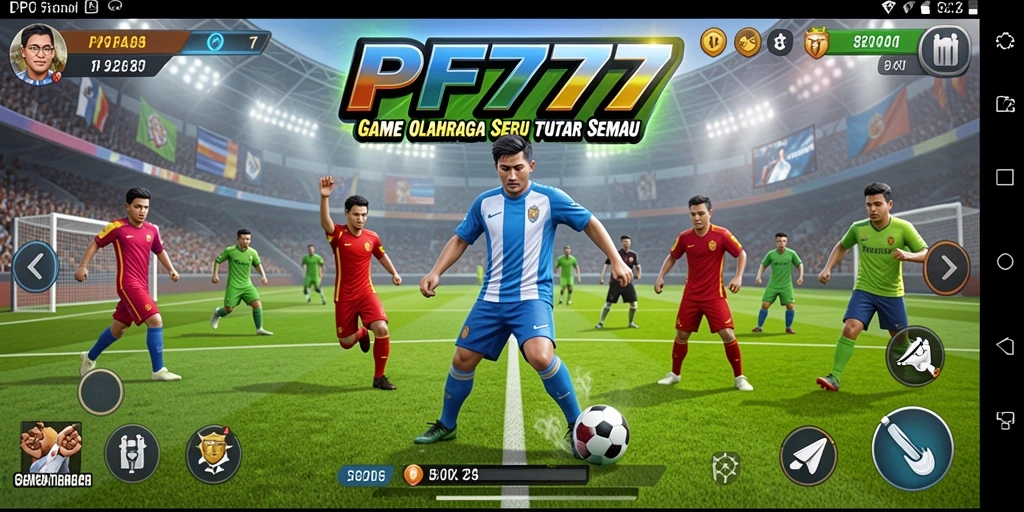 Tampilan thrilling dari gameplay PF777 dalam aksi olahraga.
