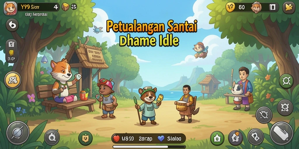 Tampilan gameplay Y89 yang santai dan menarik saat bermain Idle.